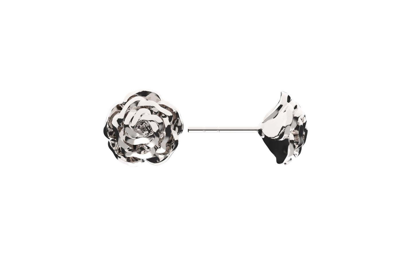 Rose earrings