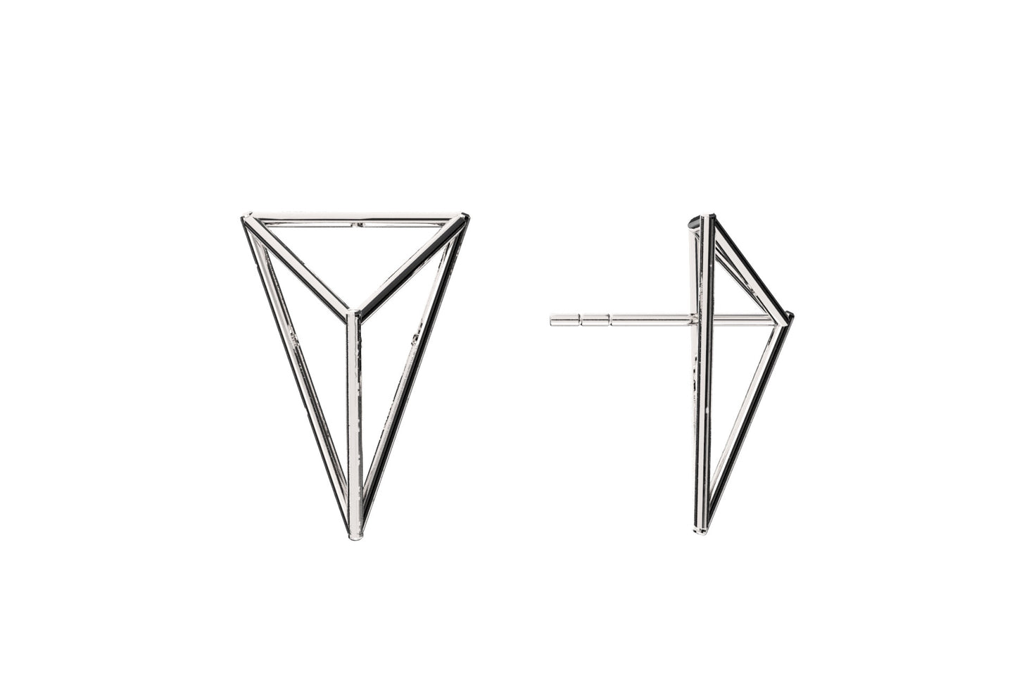 Rhodium Plated or Sterling Silver