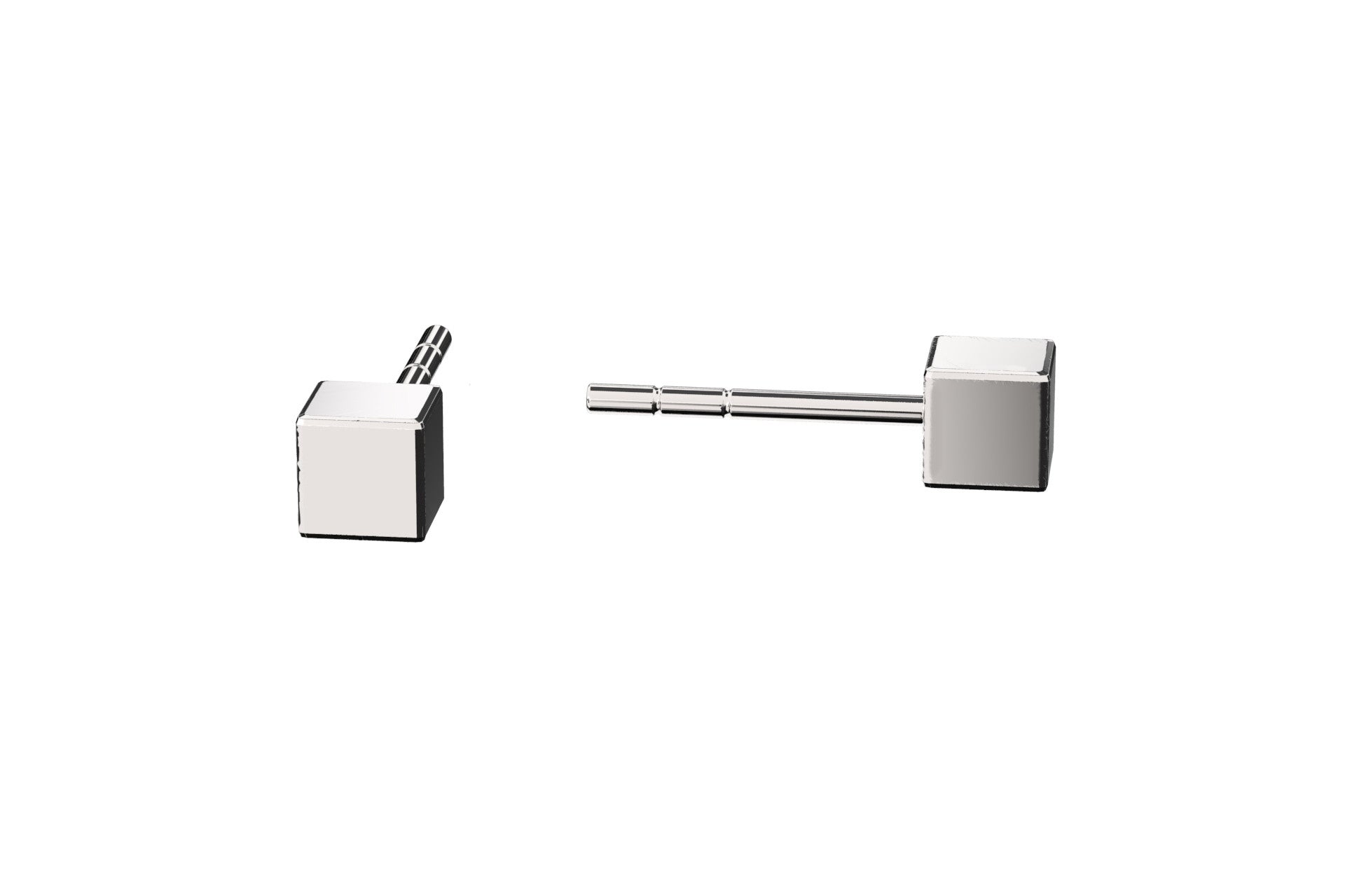 Rhodium Plated or Sterling Silver