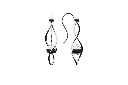 Linear earrings