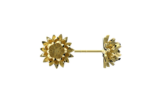 Lotus earrings