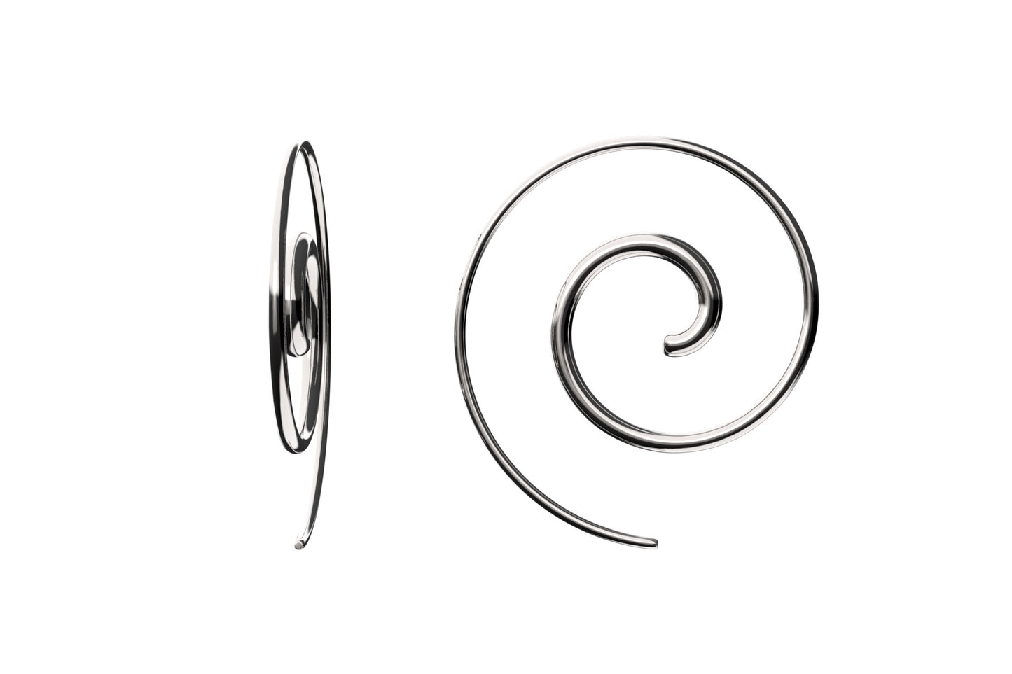 Rhodium Plated or Sterling Silver