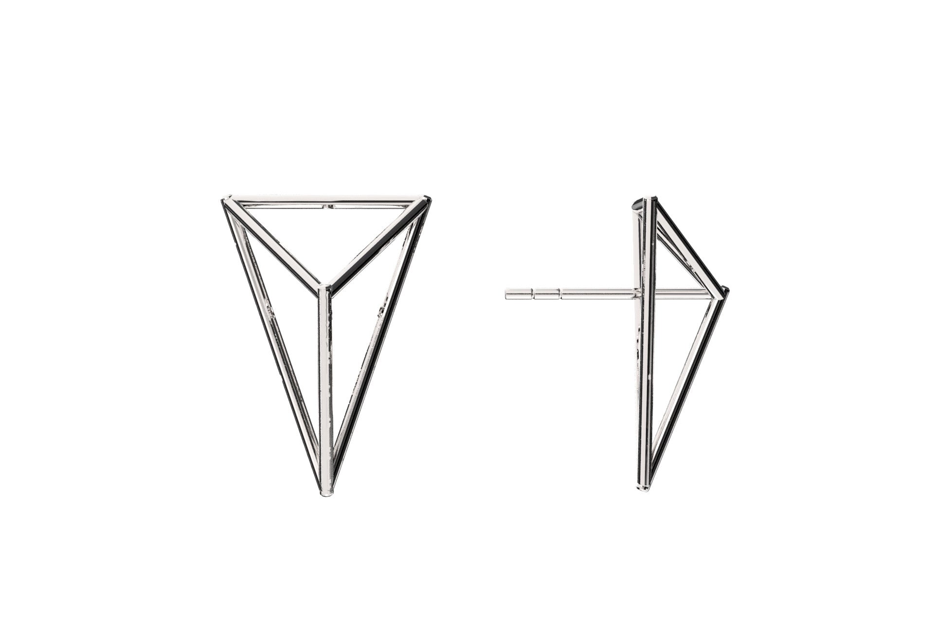 Rhodium Plated or Sterling Silver