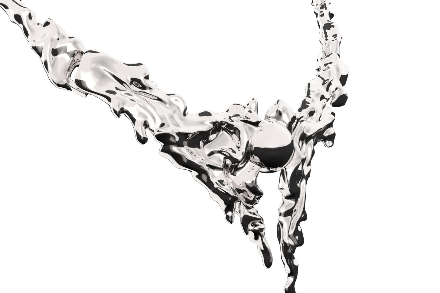 Rhodium Plated or Sterling Silver