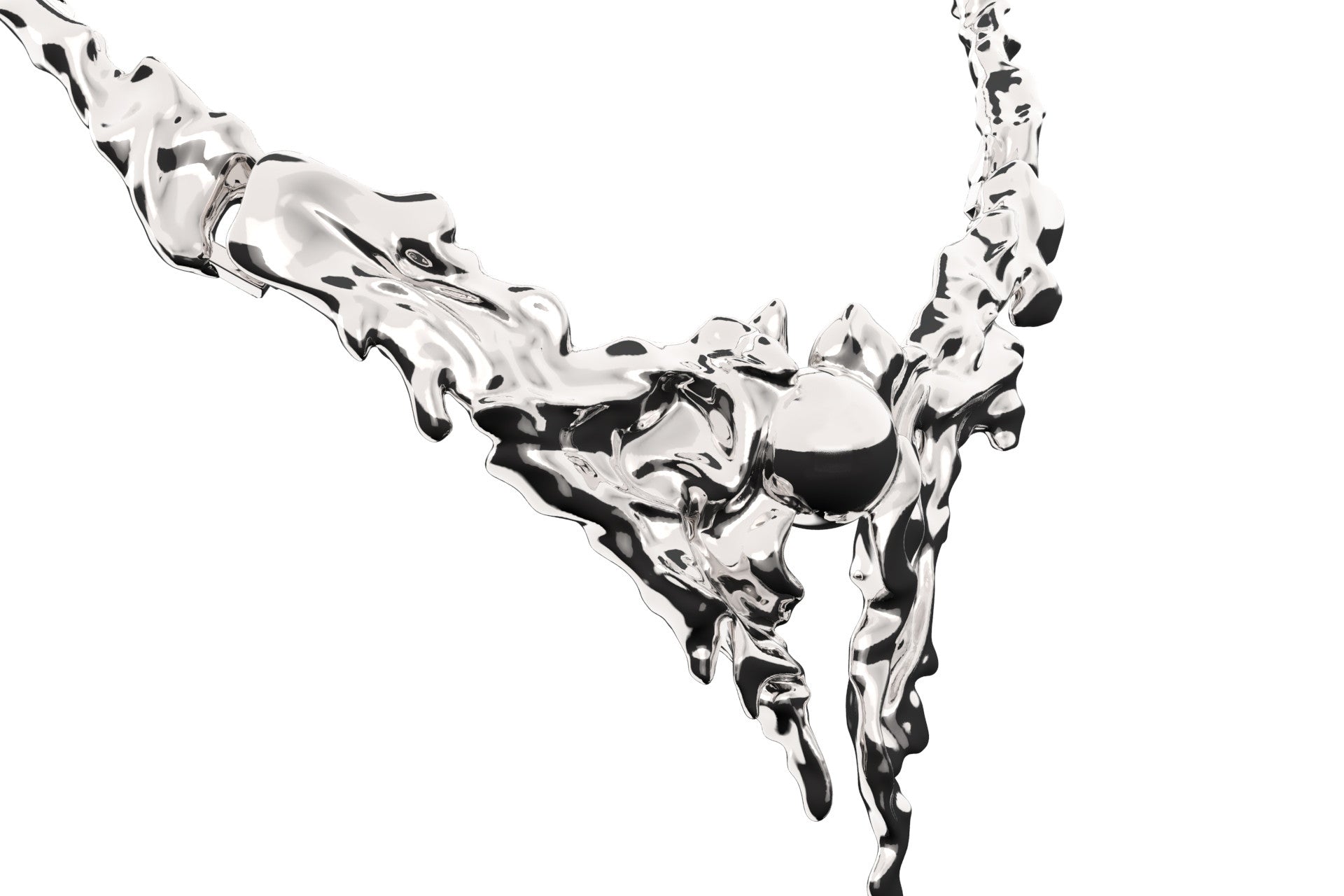 Rhodium Plated or Sterling Silver