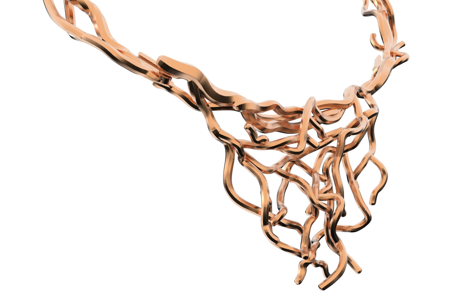 Wood necklace