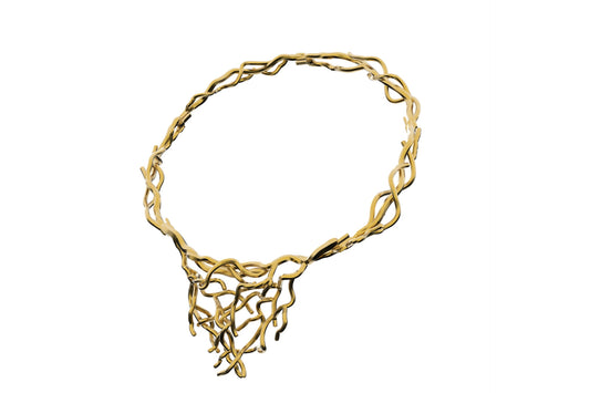 Wood necklace