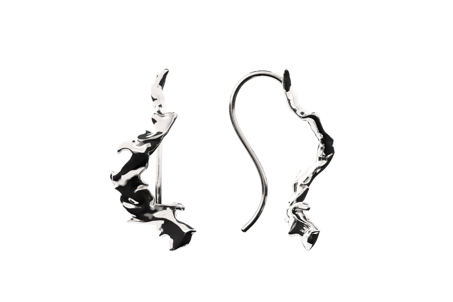 Rhodium Plated or Sterling Silver